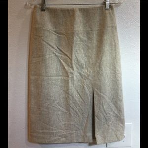 Taupe Pencil Skirt